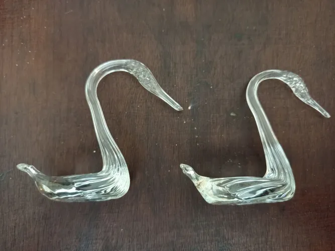 Miniaturas de cisnes, 4 peças.Visite meu perfil,+ itens a venda
