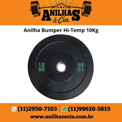 Anilha Bumper Hi-Temp 10Kg