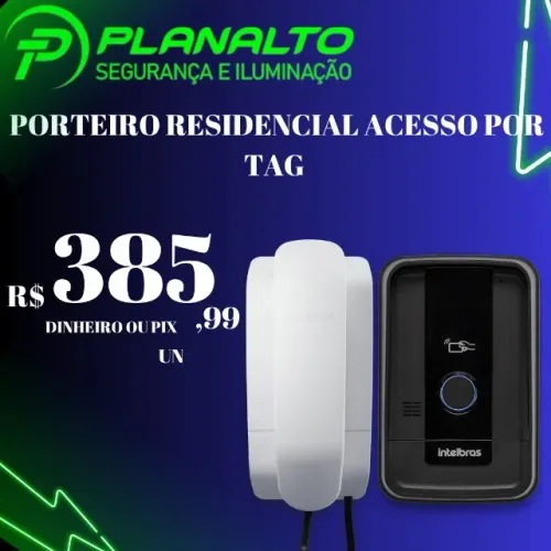 Porteiro residencial acesso por TAG