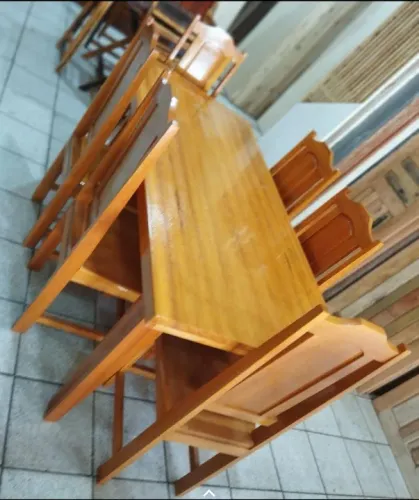 Conjunto de mesa de jantar com 6 cadeiras