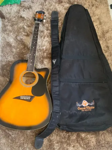 Benson Onix BVE-A14CE-T2TS (eletroacústico)<br>Estado: Bom, poucos arranhões, elétrica OK