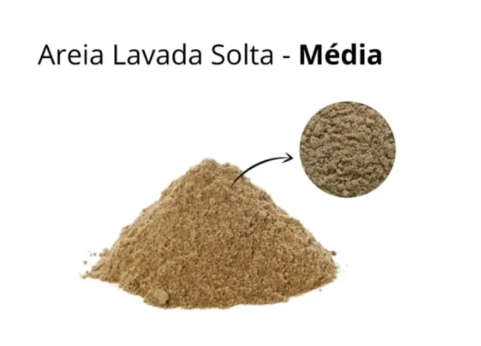 Areia Media Moida - Metro  R$ 174,99 A Vista