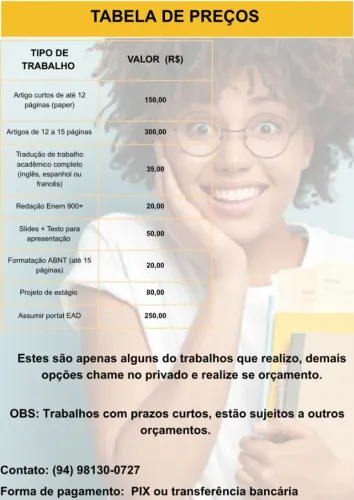 Trabalhos acadêmicos