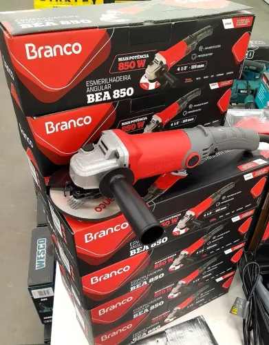 Esmerilhadeira Angular 850W 4.1/2 Pol BEA 850 - BRANCO