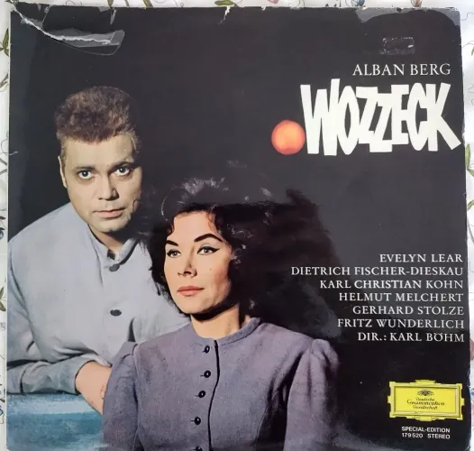 Vinil Alban Berg Ópera Wozzeck Fischer-Dieskau