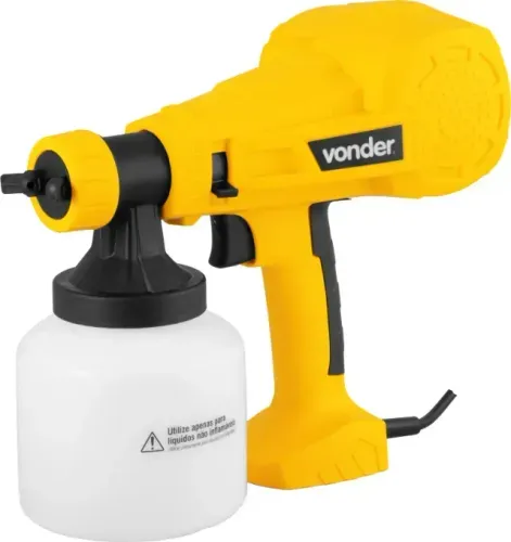 Pistola Elétrica Para Pintura Vonder 400w Hvlp Pev400 Profissional