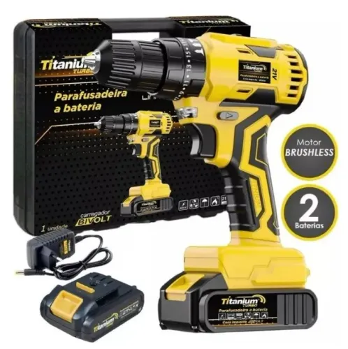 Parafusadeira Furadeira 21v C/ Impacto Brushless