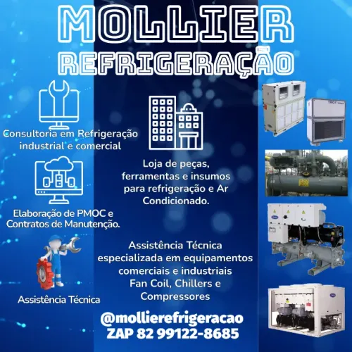 Loja Peças, Serviços de Refrigeração, Ar Condicionado e PMOC