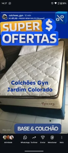 Cama e colchão - conforto sensacional noites revigorantes tamanho casal
