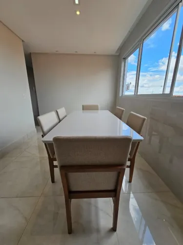 Mesa de jantar pintura laca branca moderna Madeira maciça