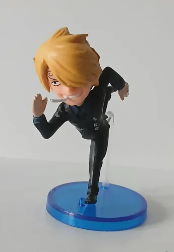 BONECO MINIATURA ONE PIECE SANJI CORRENDO