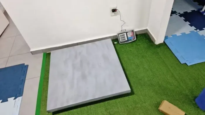Balança Plataforma 500 kg 80 X 80 cm Ideal para uso veterinário