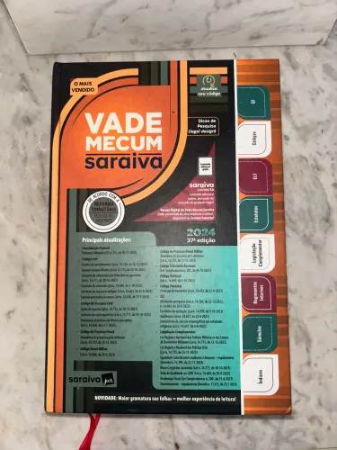 Vade-mécum Saraiva 2024 - EM ESTADO DE NOVO na caixa