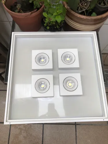 Lustre de Embutir com 8 Lâmpadas Lindo