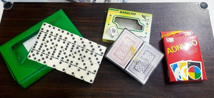 Jogo de Dominó, Baralho e Cartas - Diversão para a Família!