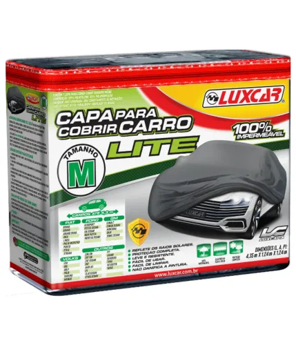 Capa Para Cobrir Carro Lite Tamanho Medio luxcar FIAT FORD GM VW