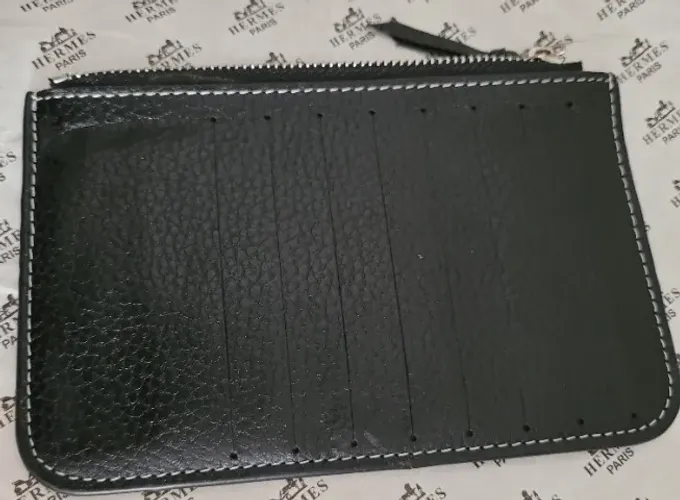 Carteira porta cartões novo Hermès importado couro legítimo