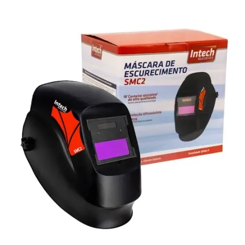 Máscara De Auto-escurecimento Solda Intech Machine Cor Preto Terminator