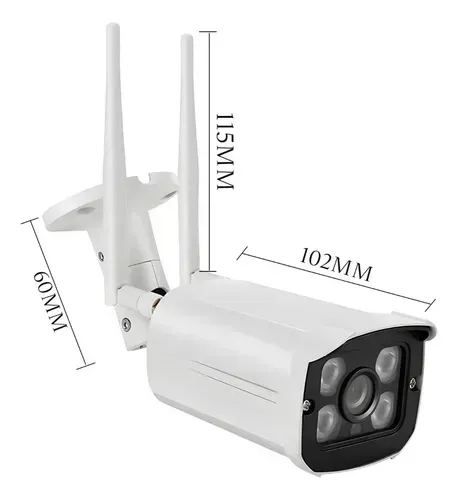 Camera de Segurança Wifi Smart Camera Lehmox - Entrega das 9 até 22hrs 