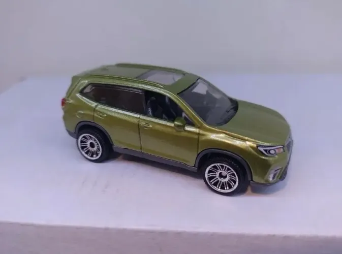Miniatura Matchbox Subaru Forrester 2019 Verde Loose Novo 1:64