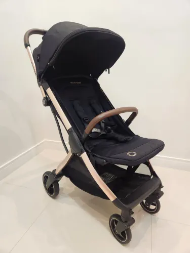 Carrinho de Bebê Maxi-Cosi Eva 2 Essential Black Champagne