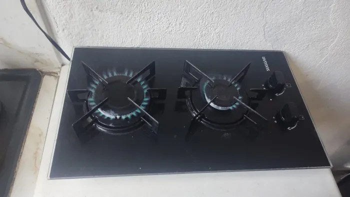 Cooktop 2 bocas seminovo