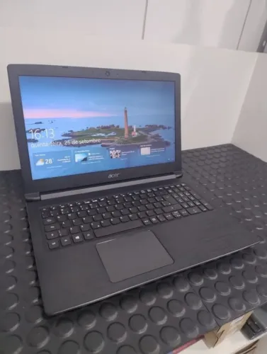 Not Acer: tela 15,6 led slim, intel core, 4gb RAM, Ssd 128gb, bateria boa, fonte original.