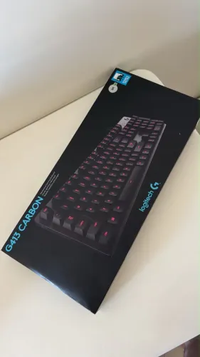 Teclado Logitech G413 CARBON gamer