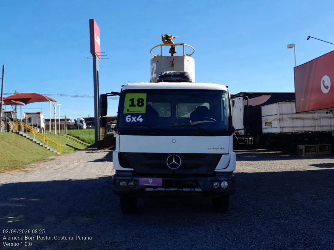 Mercedes-Benz Atego Atego 2730K 6x4 2p (diesel)(E5) 2017/2018 Vamos Seminovos Curitiba