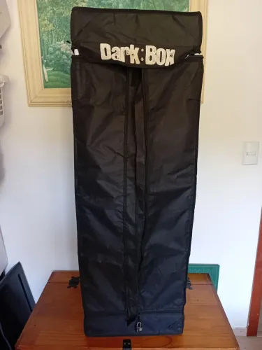 Kit estufa grow Dark Box completa com LED, exaustor e filtro de carvão