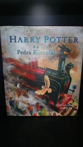 Livro Harry Potter Colecionador ilustrado Pedra Filosofal