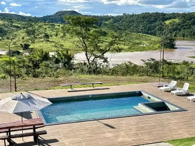 Locação de Rancho por temporada - Rancho beira Lago.  Corumbá IV