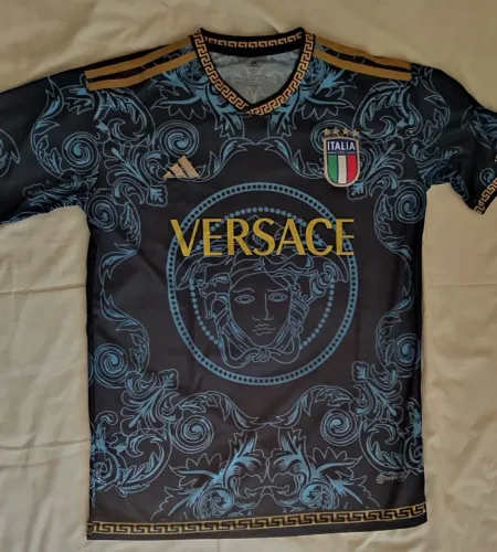 Camisa Itália Versace Style Adidas AeroReady Tam G
