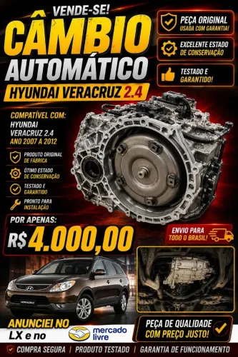 Cambio automático vera cruz e Sorento 2.4