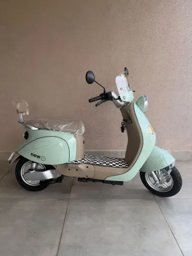 Scooter elétrica Cappuccino 1000W nova - verde retrô