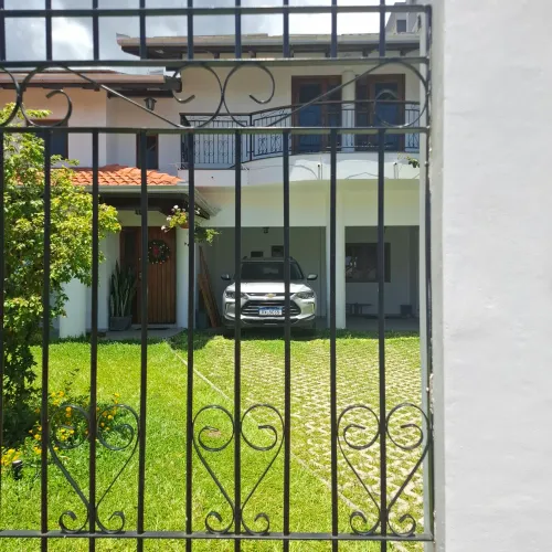 Portão e cerca de ferro preto (Instalado há 1 ano)
