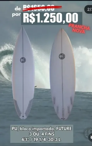 Prancha de surf PU 6'1"