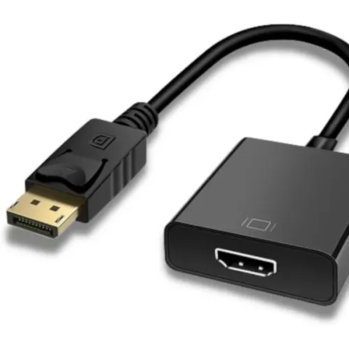 Adaptador Displayport Para Hdmi Conversor Vídeo Ultra HD 1080p Entrada Displayport (DP) Ma