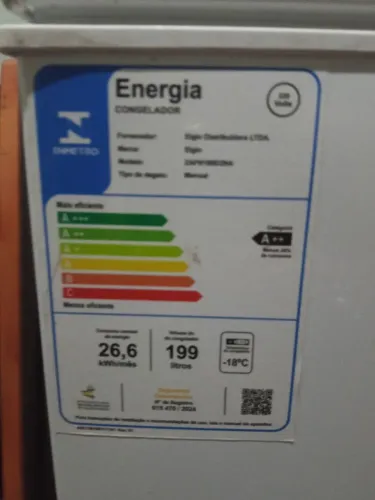 Freezer horizontal 199 litros