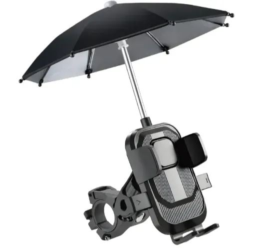 Suporte Guarda Chuva Celular P/ Moto Bike Veicular Universal (Entrego)