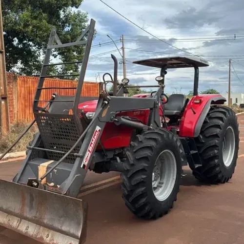 TRATOR MASSEY FERGUSON COM CONCHA À VENDA!