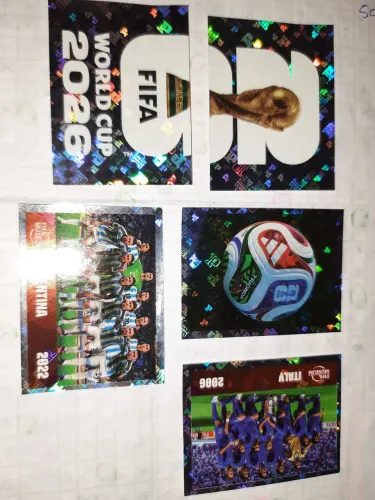 Figurinhas copa 2026 - raras diversas