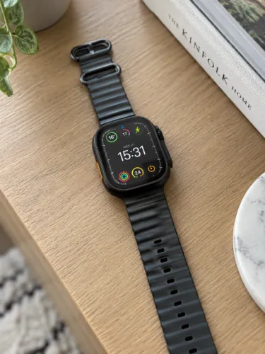 Apple Watch Ultra 3 49mm Titânio Preto GPS + Cellular - Seminovo - Cartão
