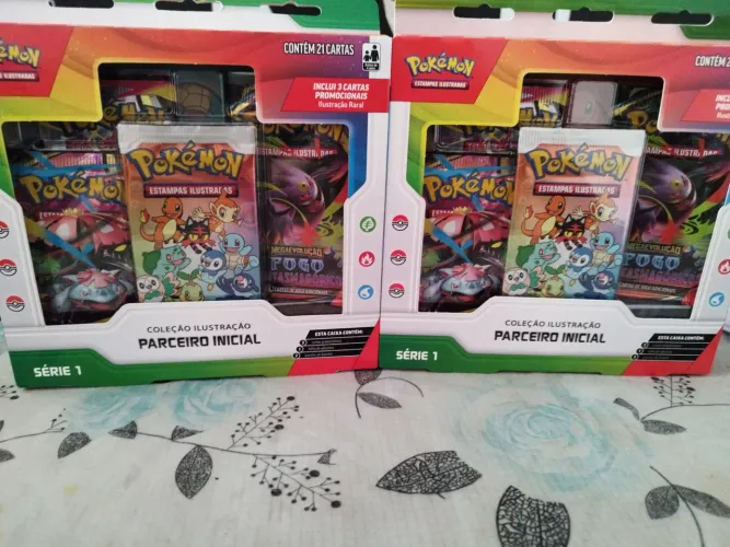 Box parceiro inicial séries 1 combinação de pacotes venossauro/gengar