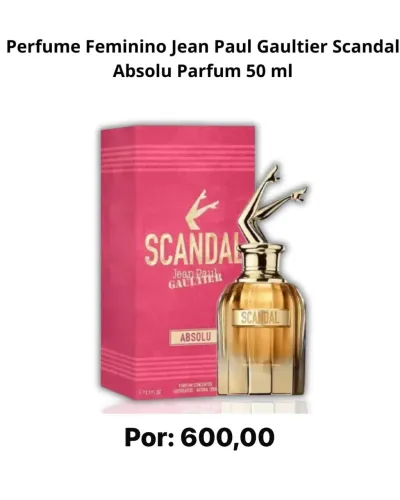 PERFUME FEMININO JEAN PAUL GAULTIER 50ML