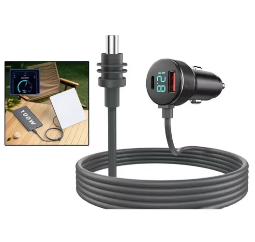 Cabo starlink automotivo 12-24v energia 3 metros