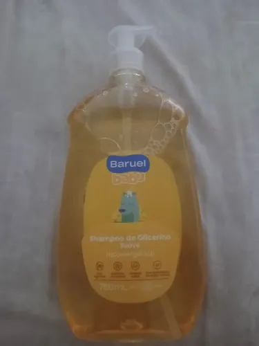 Shampoo de Glicerina Suave Baruel Baby 750ml Novo