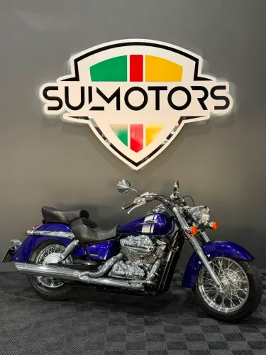 HONDA SHADOW 750 RARÍSSIMA CONFIGURAÇÃO COR EXCLUSIVA TOP ZERADA SUL MOTORS