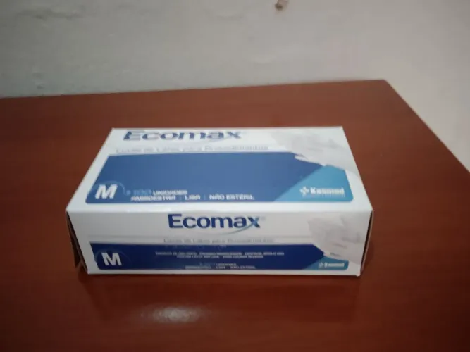 Luvas descartáveis de látex Tam: M
