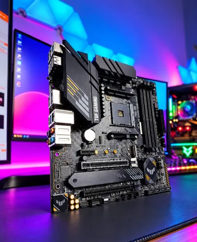 Placa-mãe ASUS TUF GAMING B550M PLUS WIFI II AM4 (SEMINOVA - IMPECÁVEL)